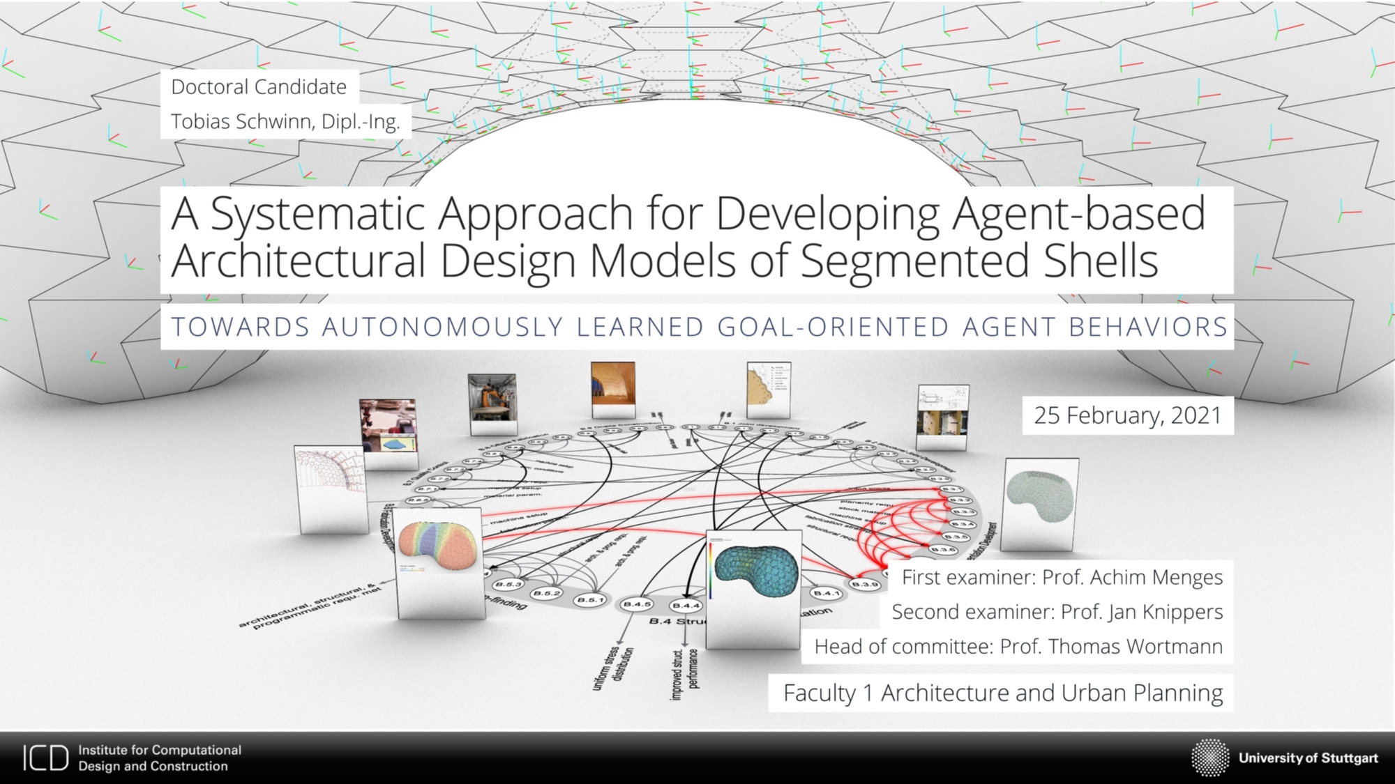 A Systematic Approach For Developing Agent Based Architectural Design Models Of Segmented Shells Institute For Computational Design And Construction University Of Stuttgart